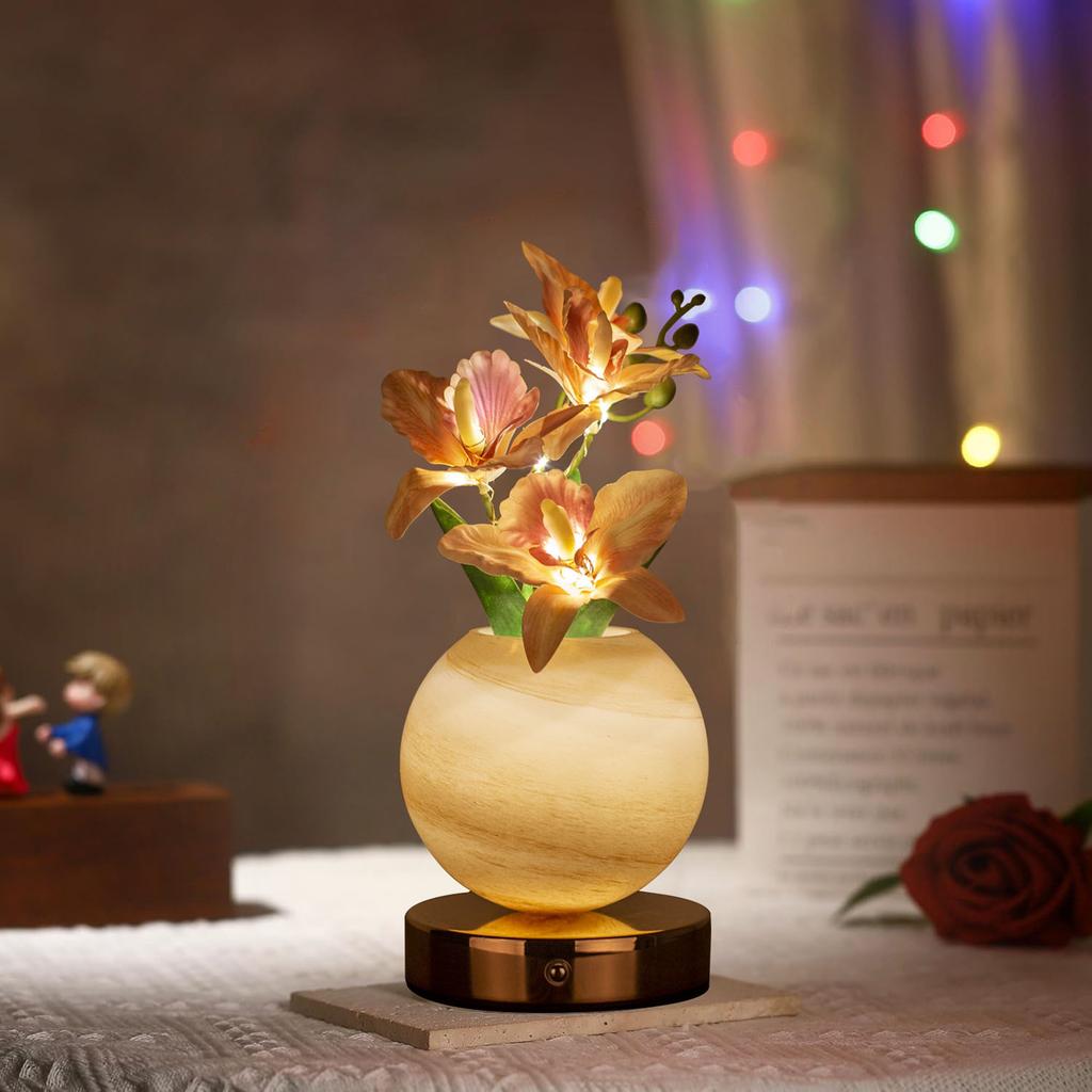 Artificial Phalaenopsis Planet for Home Decor