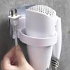 Hair Dryer Holder ABS Bathroom Shelf Durable Solid Color Storage Wall-mounted Rack Organizer Hairdryer Bathroom Accessories
