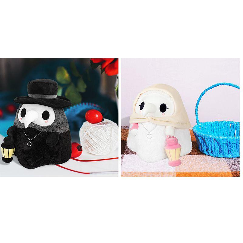 Leuchtendes Pestdoktor- und Krankenschwester-Paar Plüschtier Niedliches und Einzigartiges Geschenk