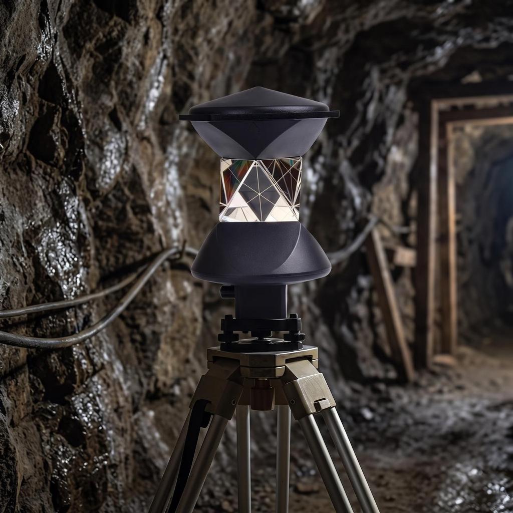 Degree Prism Silver-Coated Surveying Sturdy for Surveyors