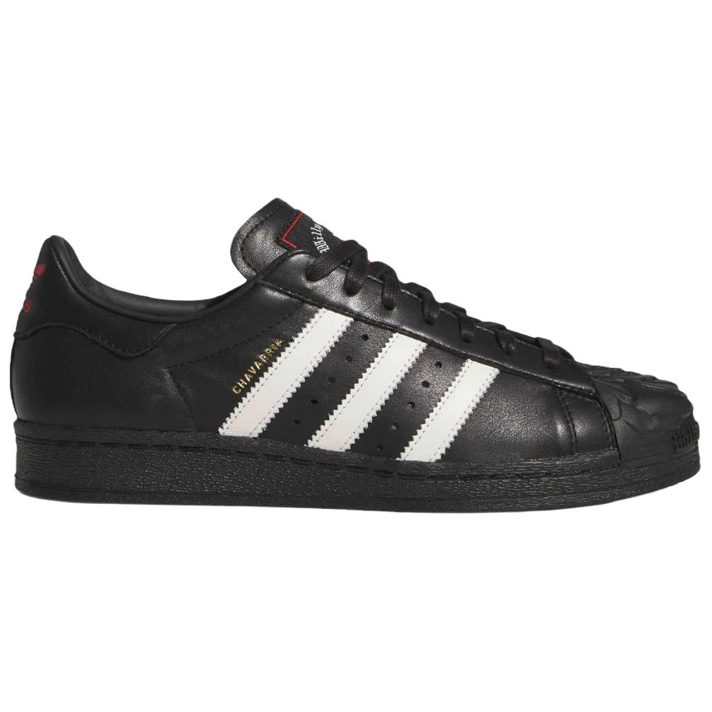 Willy Chavarria X Adidas Superstar Core Black Off White Unisex Sneakers Off-White Red KI5156
