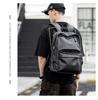 Men's Large Capacity Korean Style PVC Business Backpack