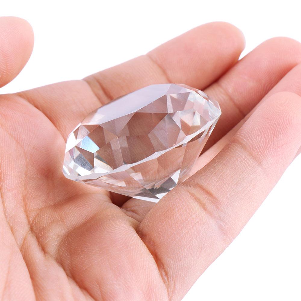 Design 40mm Crafts New Style Artificial Cut Glass Paperweight Wedding Jewelry Clear Crystal