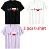 Fun I Love Poland Pattern Print Men's T-shirt Summer Men's and Women's Casual Fashion Tops Men's Short Sleeve T-shirt Oversize Clothing