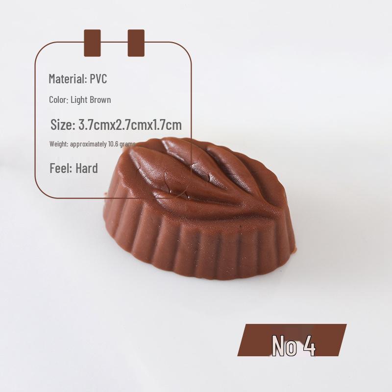 PVC Chocolate Model Props for Dessert Shop and Photography Display