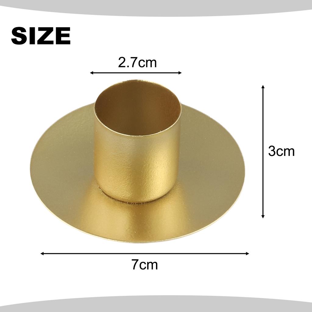 EisenplatteKerzenhalter Metall Kerzenständer Tischdeko Hochzeitsparty Festival Kandelaber Ornament Zuhause Kerzenständer