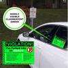 You Parked Like an Idiot Business Sticker 7.5x5.5 inch Multi Reasons Violation Bad Parking Notes Funny Labels for Hilarious Prank,Gag Gift,Stocking