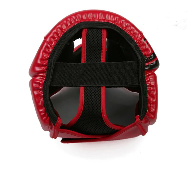 Headgear Headguard Free Size Muay Thai Boxing Taekwondo MMA Helmet Head Protector Karate Sparring Kickboxing Protective