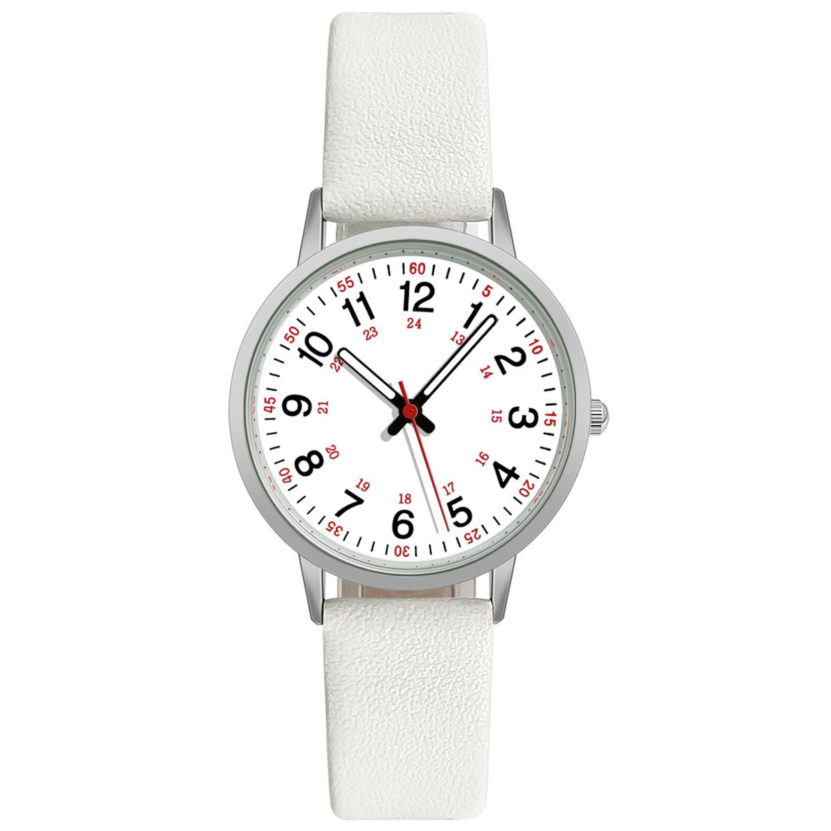 

Женские часы Модные Ночные Кварцевый механизм Сплавной корпус Повседневные Наручные часы Подарок White