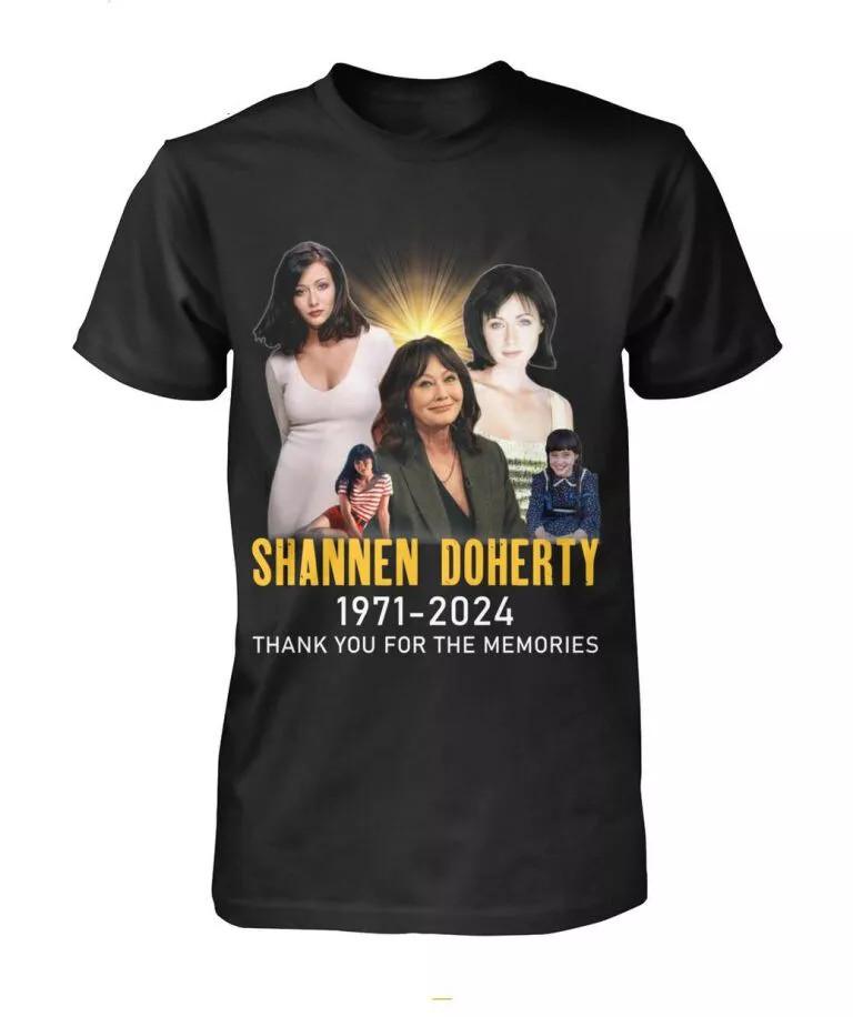 Shannen Doherty 1971-2024 Thank You Memories Shirt Black Unisex S-5XL
