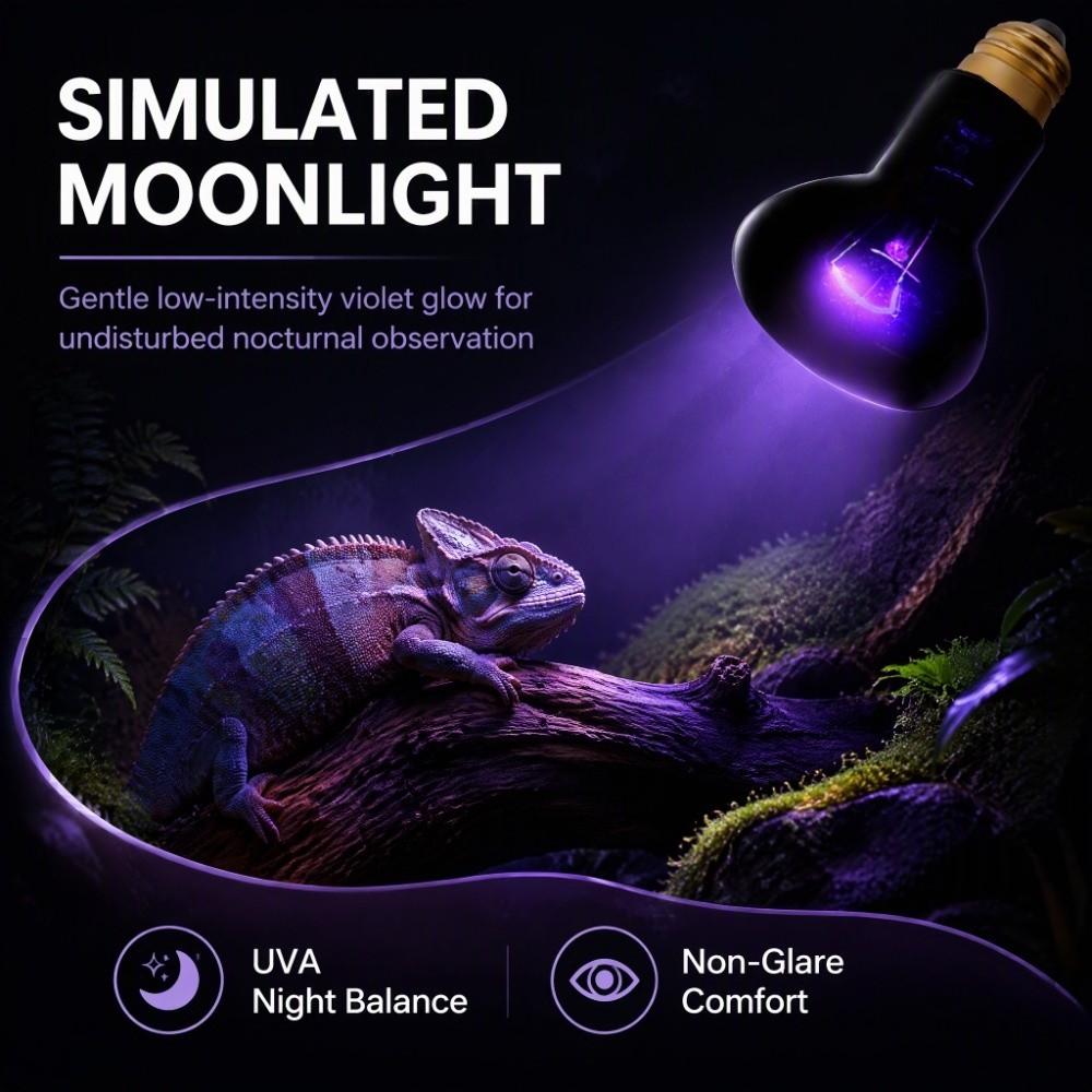 E26 Base Heating Light Bulb High Temperature Resistance Night Light Bulb Amphibian Heat Lamp Pet