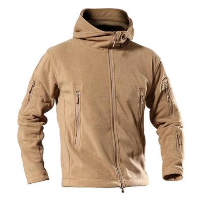 Jaquetas táticas de lã de inverno masculinas, militares, quentes, esportivas ao ar livre, casacos com capuz, jaqueta masculina de combate, caminhada, caça, exército