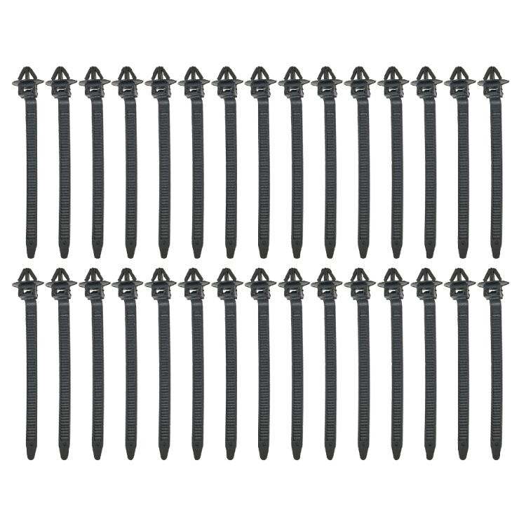 Sturdy Nylon Cable Zip Ties Cable Clips for Automotive Wire Bundling Quick Release Fasteners 80mm Long