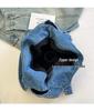 Women's Large Capacity Japanese Style Casual Denim Tote Bag
