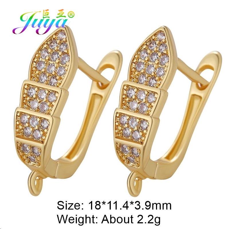 Copper-Plated White Gold Micro-Set Zircon Snake Ear Cuff with Diamond Accents - Snake-Shaped DIY Earring Accessories