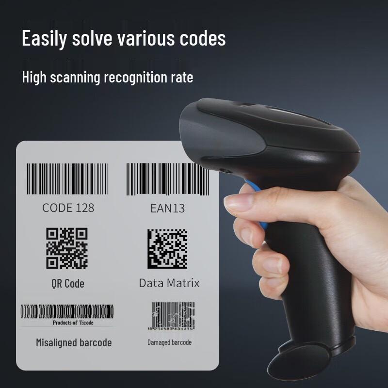 Comi EW-9500 Wireless 1D/2D Barcode & QR Code Scanner