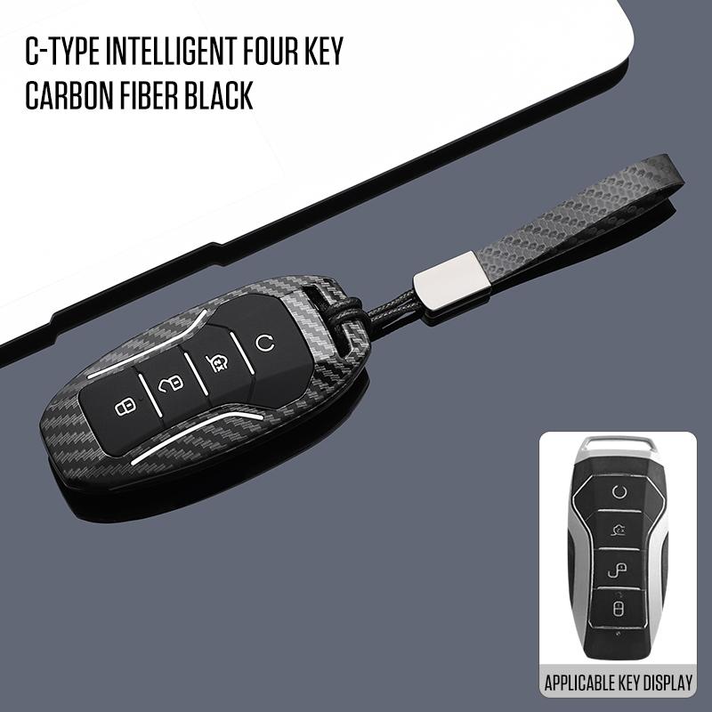 Interior Mouldings Car Remote Key Case Cover Protect Shell Bag For BYD Song PRO Qin Plusdmi Atto 3 Han EV Max Tang DM Dolphin Ac