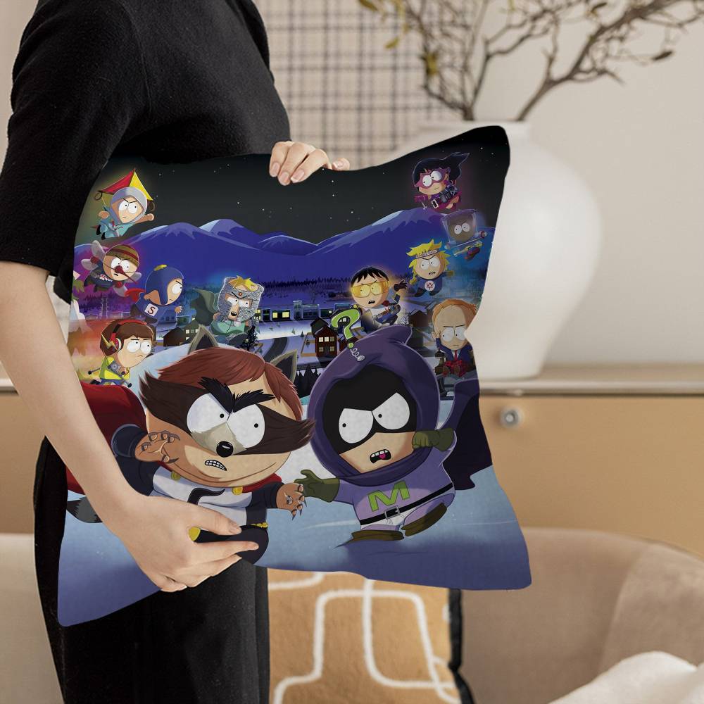 Classic Animation S-South Cartoon Park Pillow Anime Pillow Sofa Bed Head Pillow Cover Cushion Cover 45X45 Cm Fashion