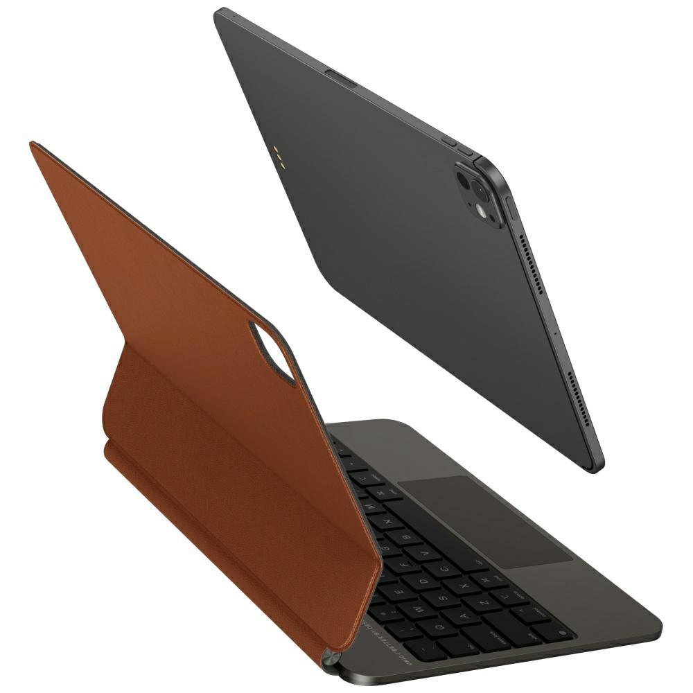 UNIQ Venno Pro Magnetisches Smart Case mit Tastatur für iPad Pro 11  M4 2024 / M5 2025 Karamell