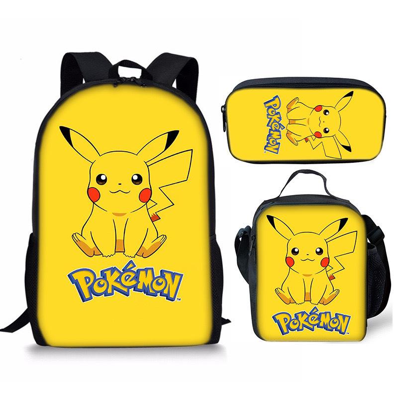 Primary And Secondary School Students Schoolbag Cartoon Backpack Breathable And Wear-Resistant Children'S Backpack Satchel Pencil Bag Set