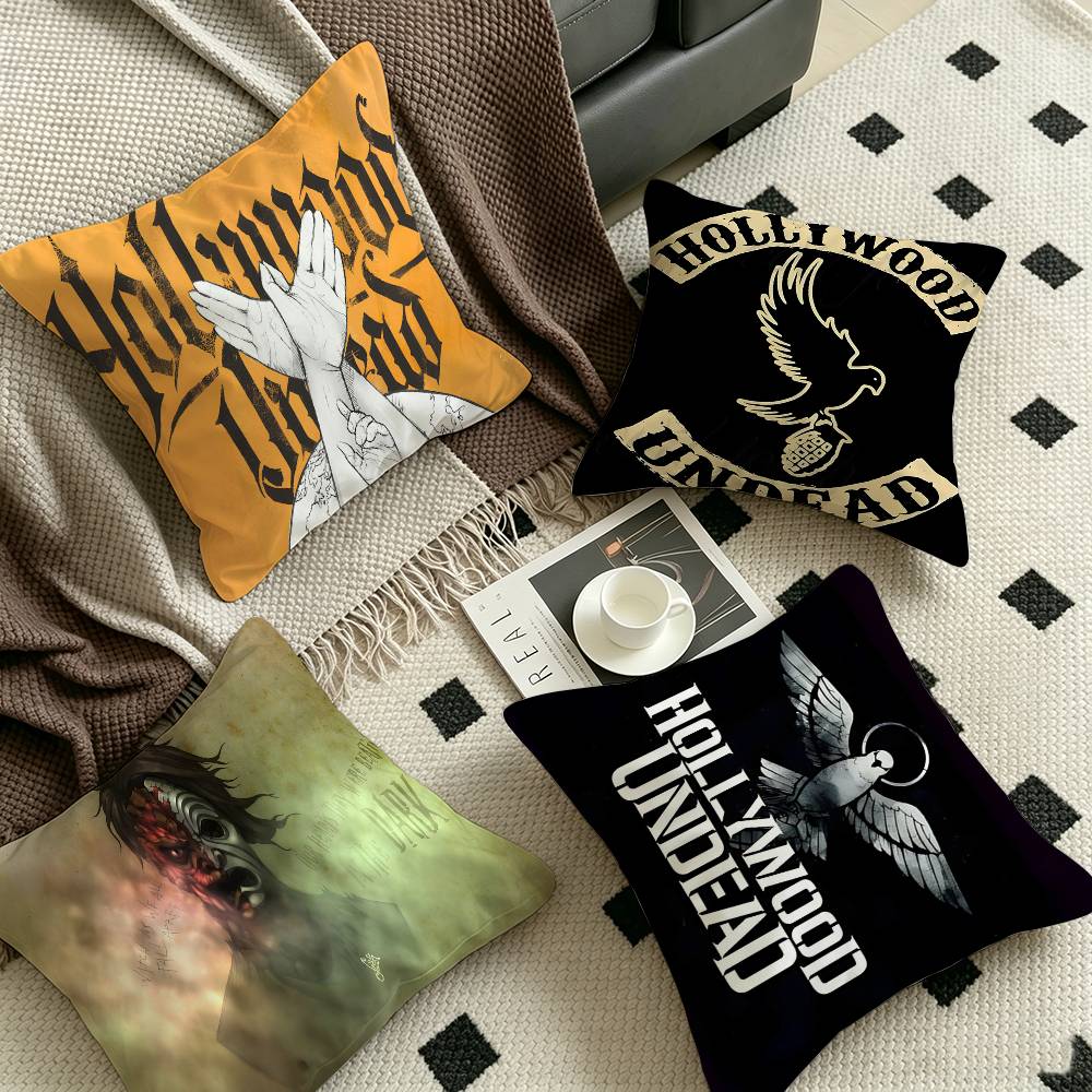 Rock Band HHollywood Undead Singer Cushion Cover Pillow Cover Decor Pillowcase Printed Cushion Case for Couch