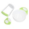 Baby Food Masher Bowl Set Non Slip Long Bowl Handle Fruit Vegetable Puree Mash Bowl with Grinding