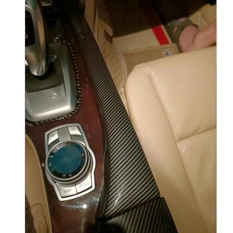 Decorație laterală pentru consolă pentru BMW Seria 5 E60 E61 2004-2010 Capac cutie cotieră consolă centrală