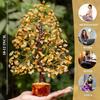 Yellow Aventurine Crystal Tree Good Luck Showpiece for Home Decor Items Crystals Gemstones Bonsai Money Tree for Good Luck, Decoration Gift Item,