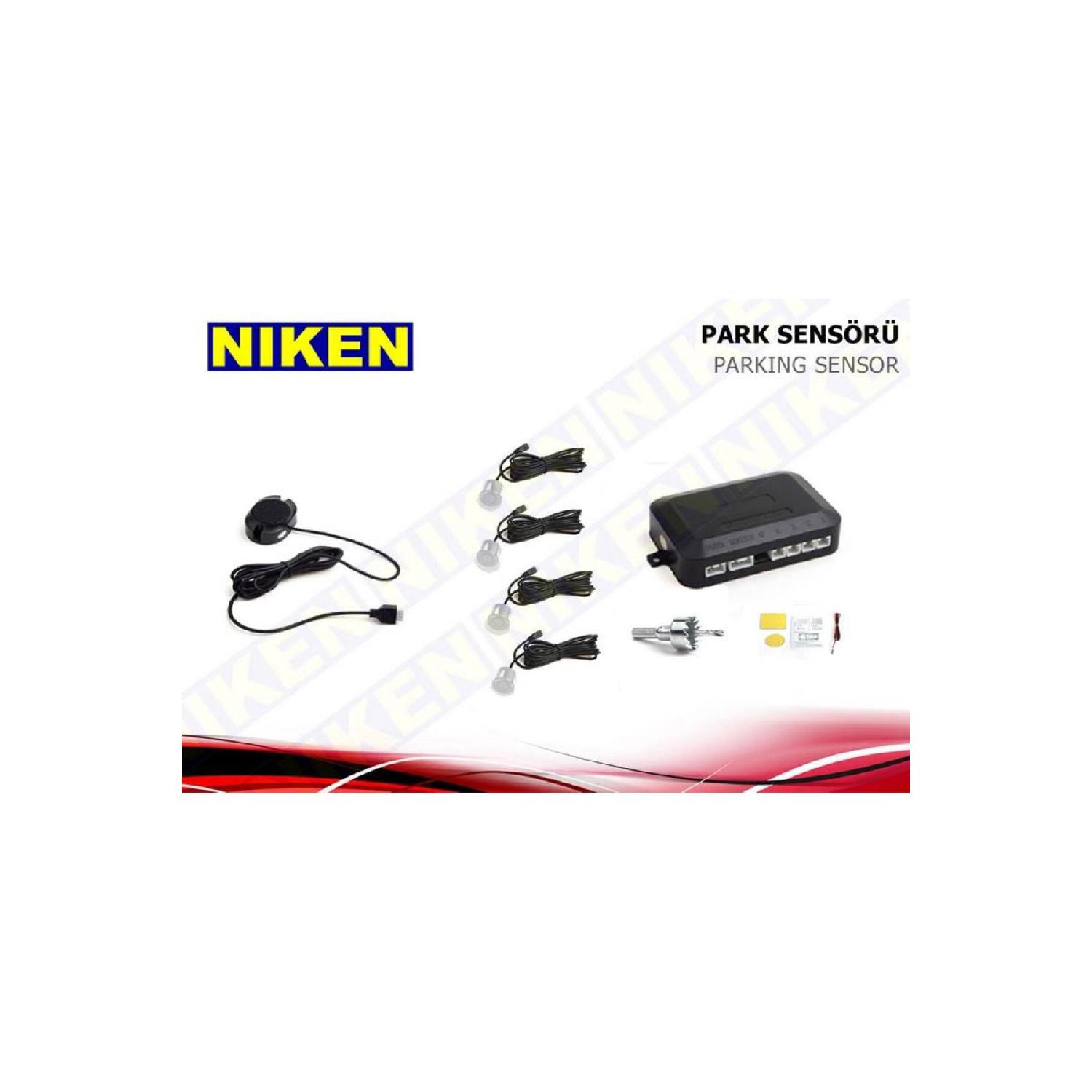 

Датчик парковки Niken со звуковым предупреждением (22мм) серый