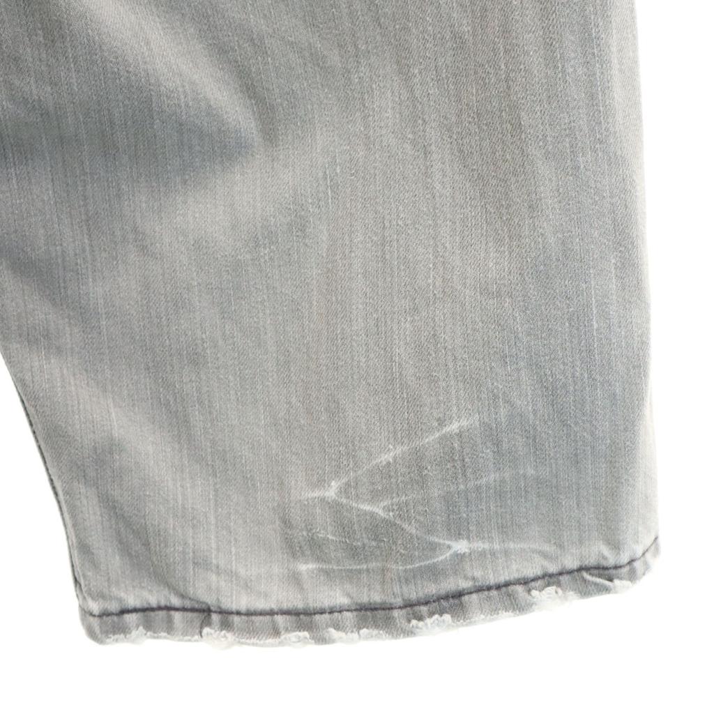 Levi's 501 Color Denim Shorts W32 Gray Men's Used