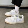 2025 Hong Kong Style Lace-Up Canvas Shoes: Versatile Casual White Sneakers for Men and Women, Super Hot Autumn Collection