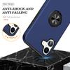 For iPhone 17 Case PC + TPU Phone Cover with Rotatable Ring Holder