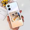 Cute Flower Cat Painted Case For Realme 10 / Realme 10 Pro / Realme 10 Pro+ Soft Silicone TPU Cover For Realme10 4G 10Pro Plus