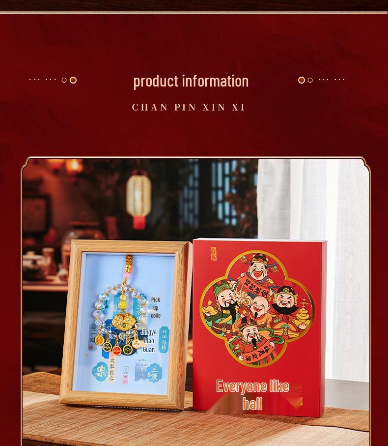 Exquisite Thangka Display Table: Perfect Souvenir for Nail Salon Openings and Cultural Gifts