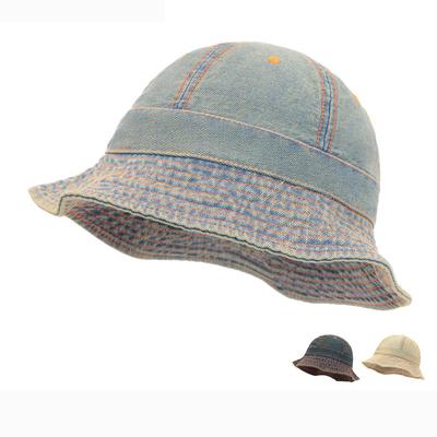 Denim Fisherman Hat Women's Vintage Sun Protection Hat Basin Hat