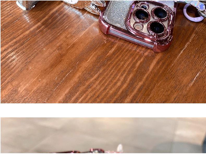 Suport tip oglindă pentru husă iPhone 17, Folie pentru lentilă iPhone 15 Pro Max, Rezistent la cădere iPhone 14, Desen animat iPhone 13, Design pentru femei iPhone 12