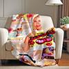 Singer Zara Larsson Midnight Sun Blanket For Sofa Office Bed Plane Travel Sleep Read Relax Camping Soft And Warm