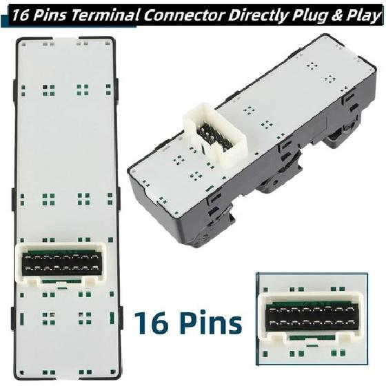 Master Power Window Switch Front Left Side 16 P Fits Hyundai Sonata 2011-2015