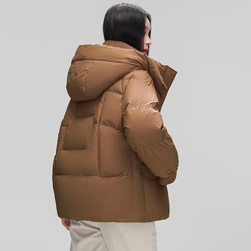 Xuezhongfei Women's Detachable Hood Short Down Jacket