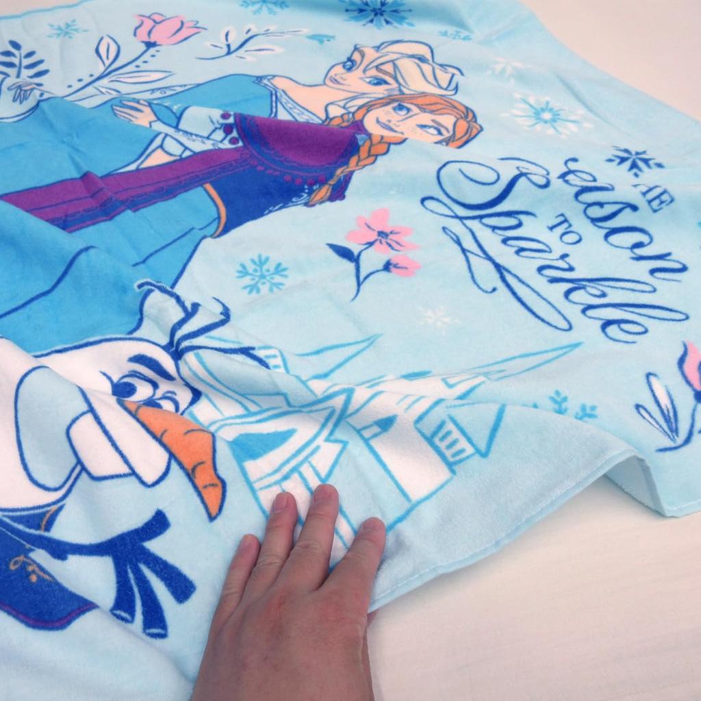 Hayashi Nap 85 X 115 Disney Frozen KP452900 Multi-Purpose Towel, Size, Approx. Cm, Icy,