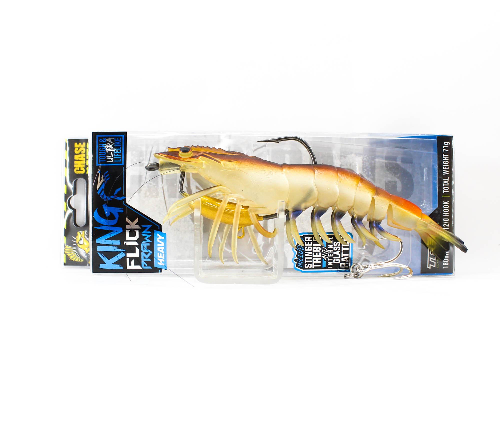 

Chasebaits Flick Prawn King Heavy 180 мм 71 грамм Тонущая приманка 05 (6208)