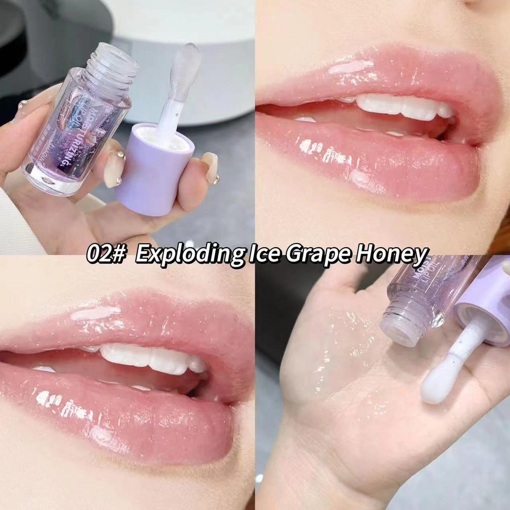 SHAQINUO Soft Lip Essence Oil Erfrischende, feuchtigkeitsspendende, nicht klebrige Lippenbasis, Lippenstift, Lippenhonig