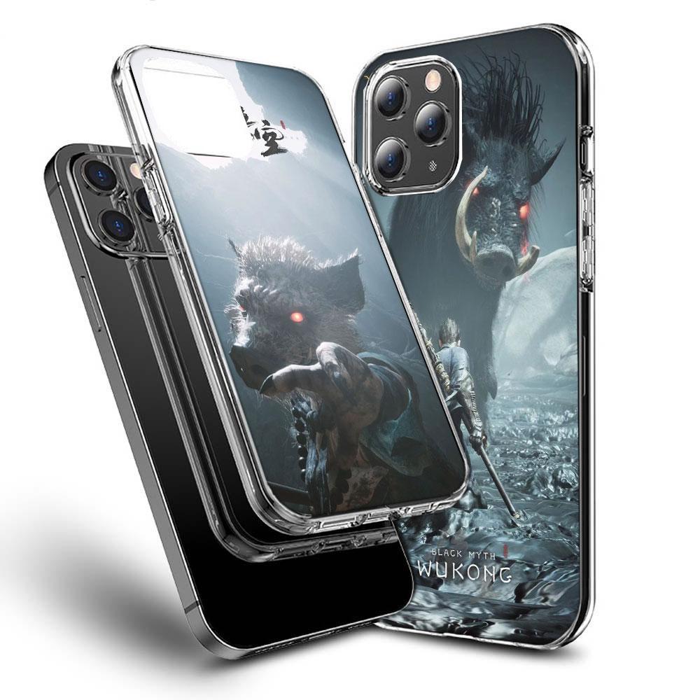 Black Myth Wu Kong Phone Case For Iphone 16E 15 Pro 14 Plus 17E 16 17 Pro Max Air 11 12 13 Mini Shockproof Capa Cute Cover TP