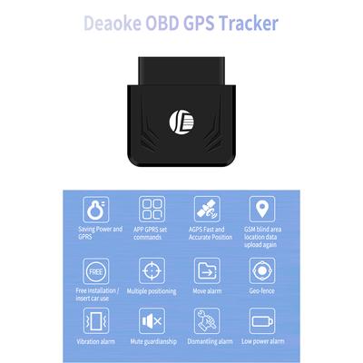 Mini OBD II Car GPS Tracker Realtime Truck Tracking Device Zařízení GSM GPRS Mini pro sledování auta