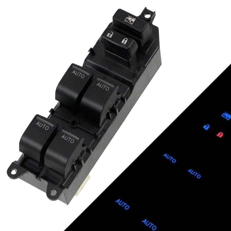 Spínače elektrického ovládání oken na straně řidiče s LED diodami, nahrazují 848200R04, spínače automatického spouštění a zavírání oken, náhradní díl pro auto