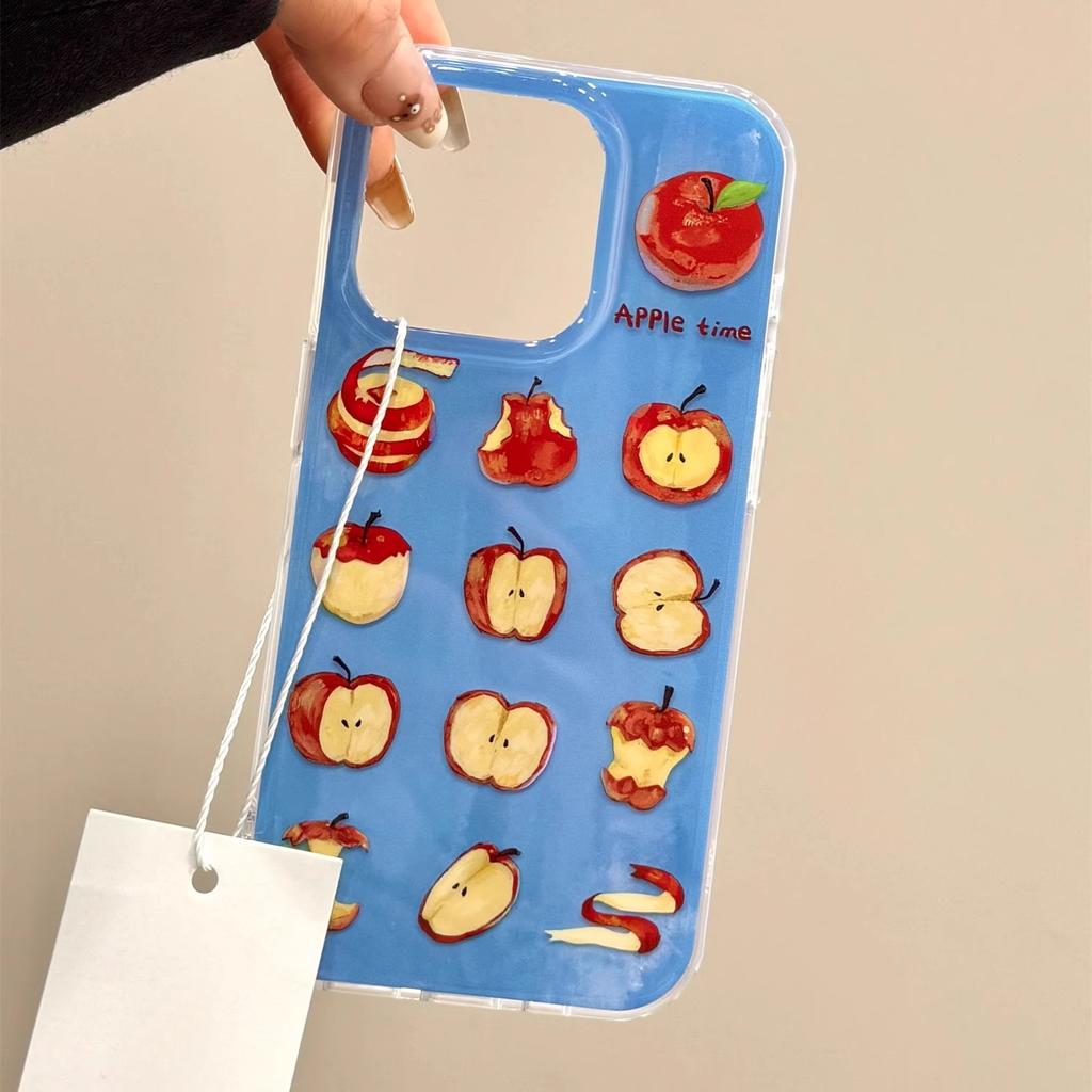 Ins Funny Graffiti Apple Suitable for Iphone15 Couples 16ProMax Mobile Phone Case 13 Apple 14P Pendant