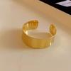 European & American Pleated Metal Bangle: Elegant Cold-Style Bracelet with High-End Luxury Design