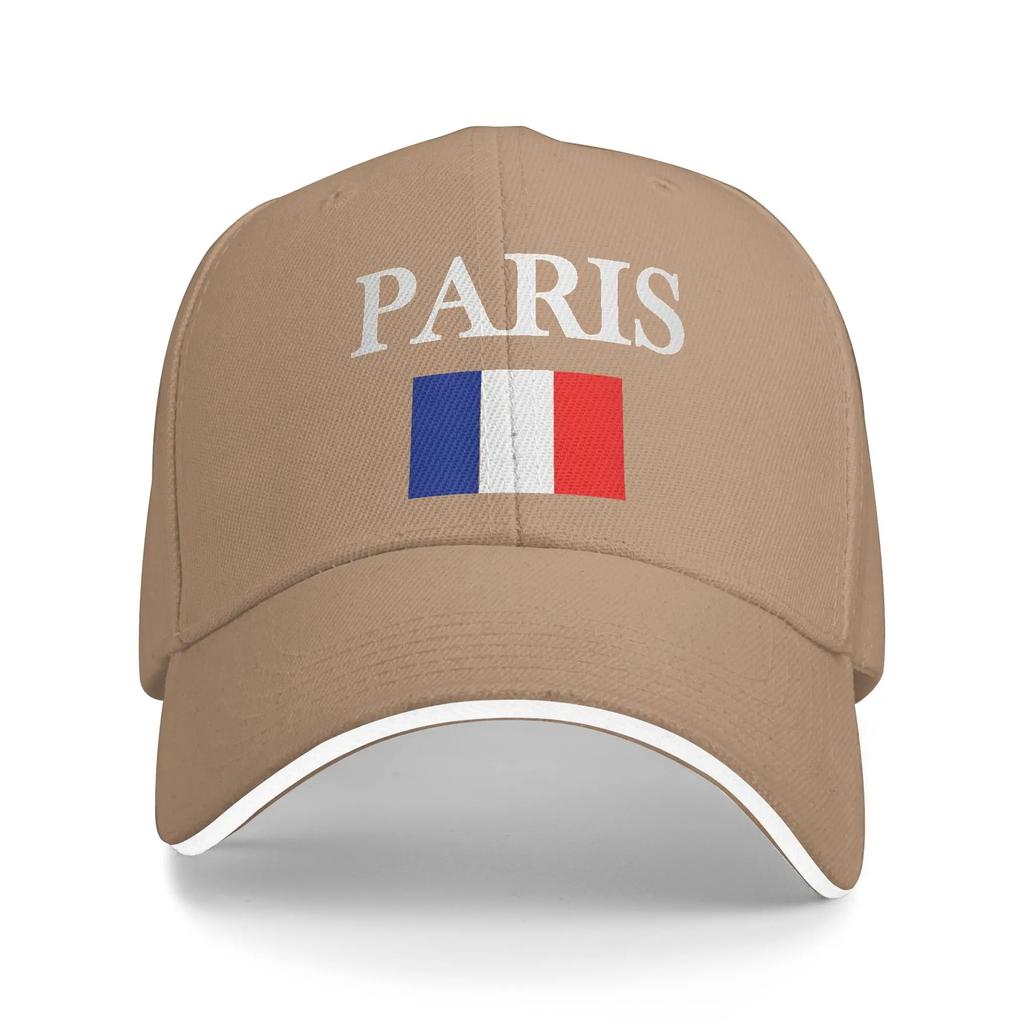 New Paris France Flag Casual Baseball Cap Kpop Rock Trucker Hat Summer High Quality Unisex Unisex yk Retro Baseball Caps