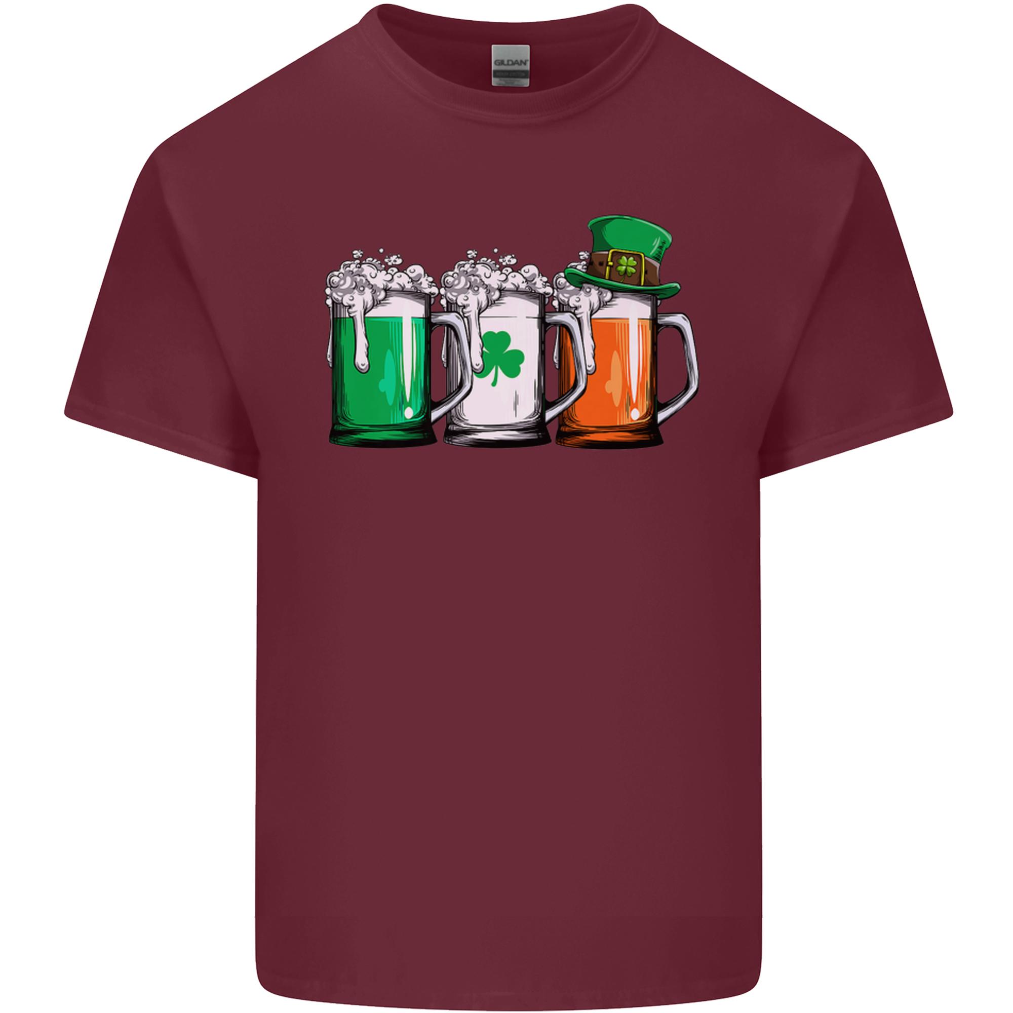St Patricks Day Beer USA Irish Funny Unisexs Light Cotton TShirt S
