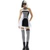 S-XL Drag Queen Vampir Clown Karomuster Harlekin Halloween Dämon Kostüm